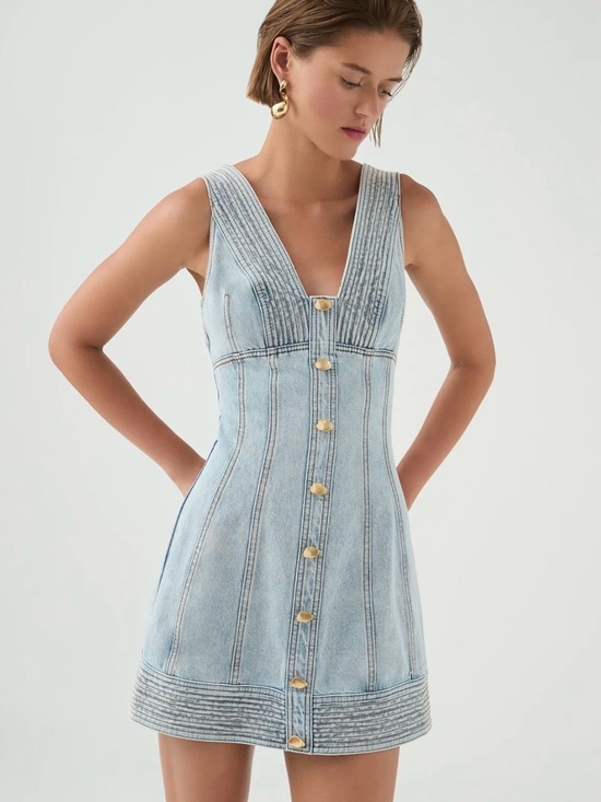 Aje Dresses & Skirts - Aje Coast Denim Mini Dress